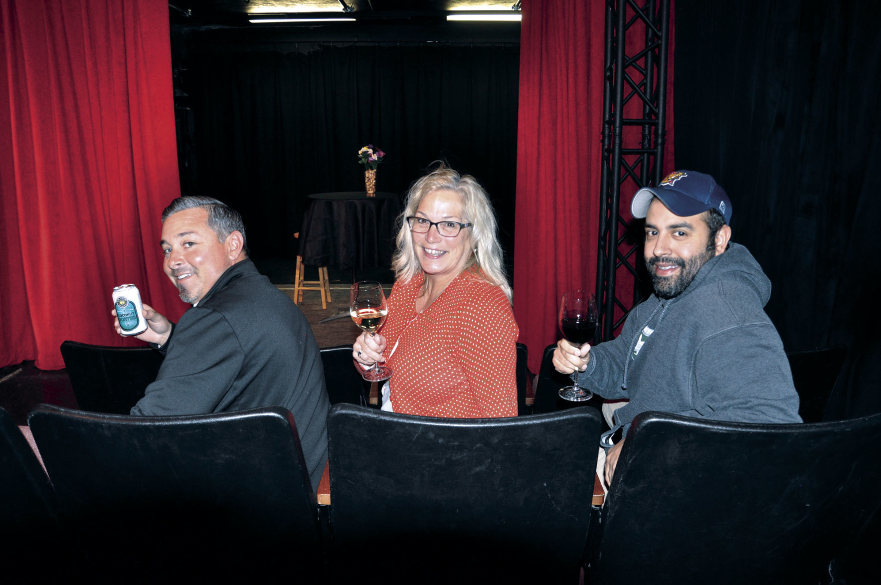 Beth & friends in the theater